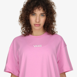 Vans Ruhák WM CENTER VEE TEE DRESS CYCLAMEN 