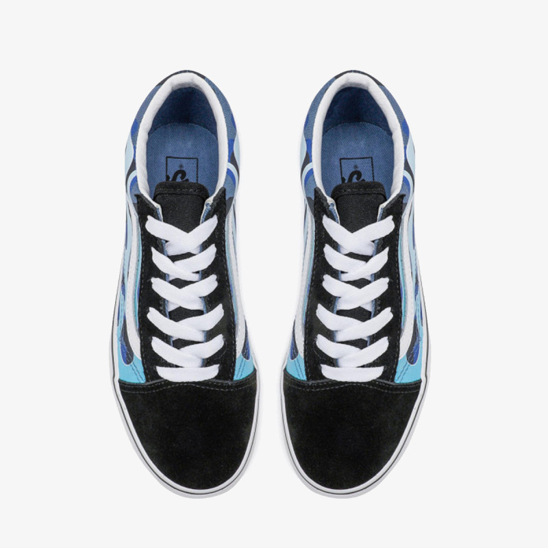 Vans Sneaker JN OLD SKOOL CAMO FLAME BL 