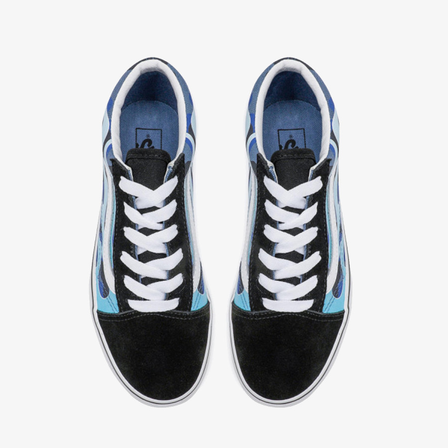 Vans Sneaker JN OLD SKOOL CAMO FLAME BL 