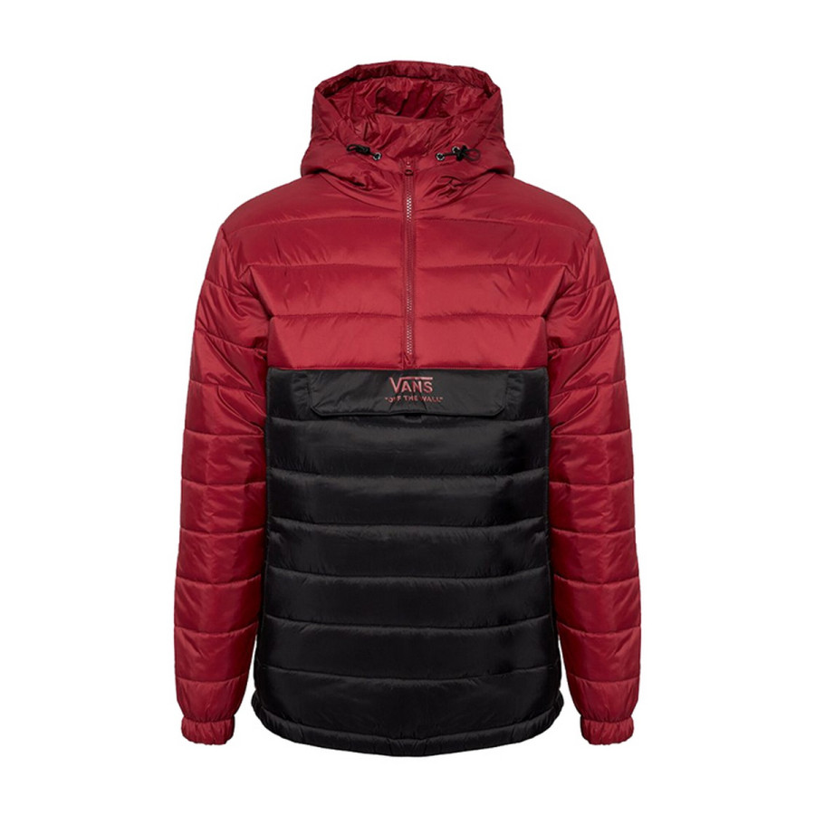 Vans Kabát MN CARLTON PUFFER II POMEGRANATE/BLA 