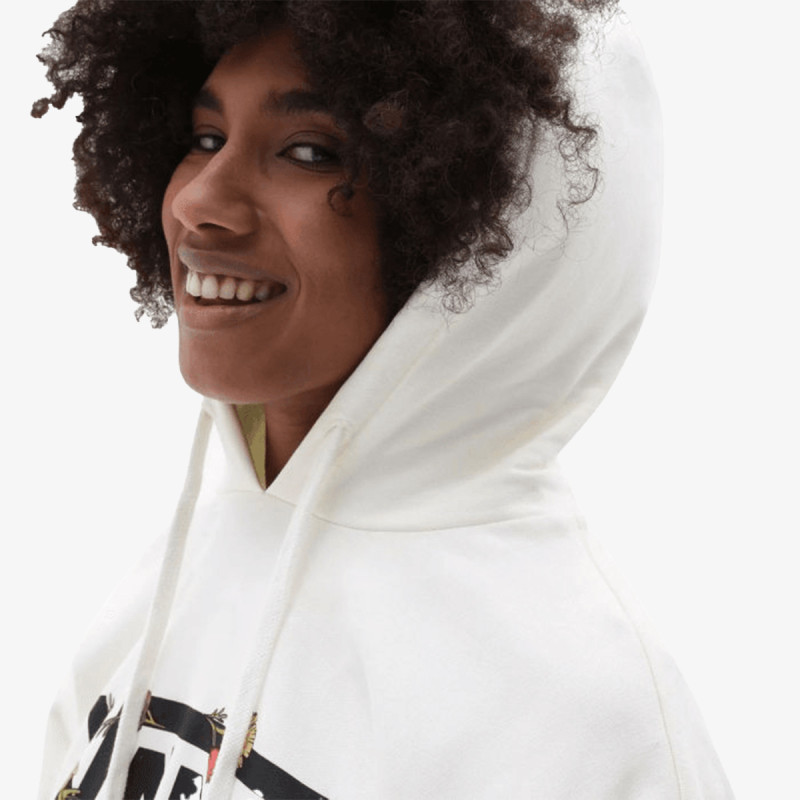 Vans Pulóver WYLD TANGLE POPPY BFF LS HOODIE 