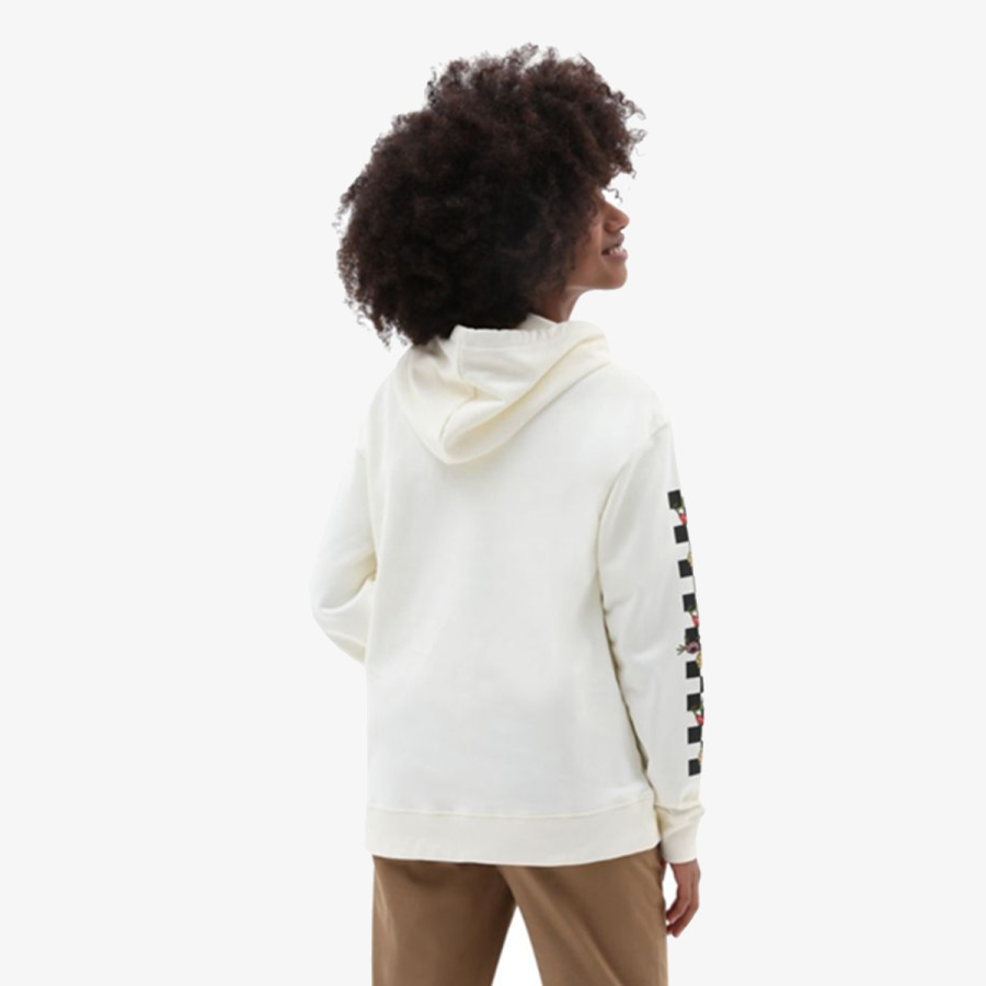 Vans Pulóver WYLD TANGLE POPPY BFF LS HOODIE 