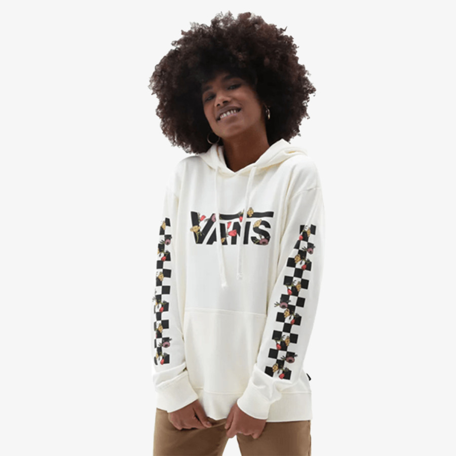 Vans Pulóver WYLD TANGLE POPPY BFF LS HOODIE 