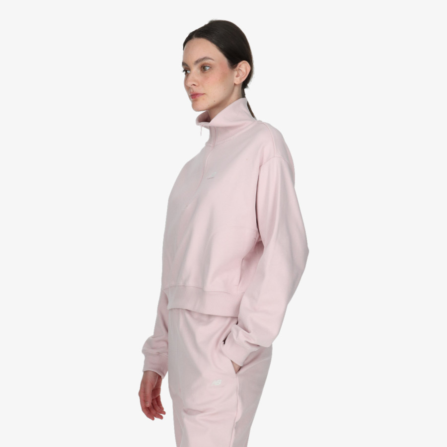 New Balance Pulóver Athletics Remastered French Terry 1/4 Zi 