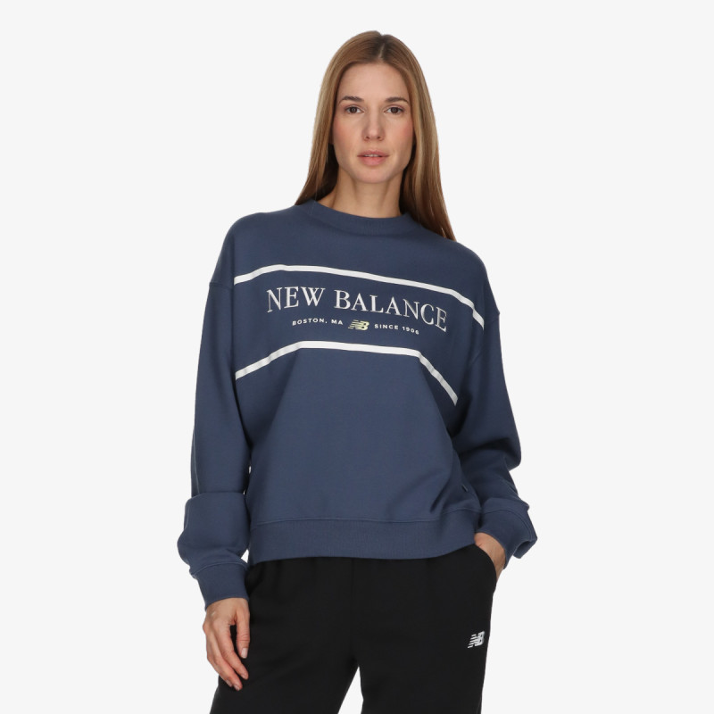 New Balance Kapucnis pulóver Athletics Nautical Lobster Crew 