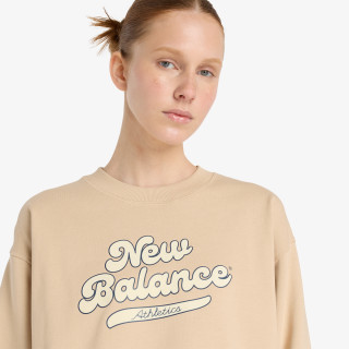 New Balance Pulóver Athletics Legacy Crew 
