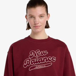 New Balance Pulóver Athletics Legacy Crew 
