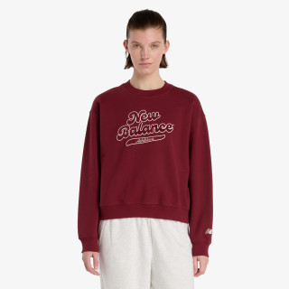 New Balance Pulóver Athletics Legacy Crew 