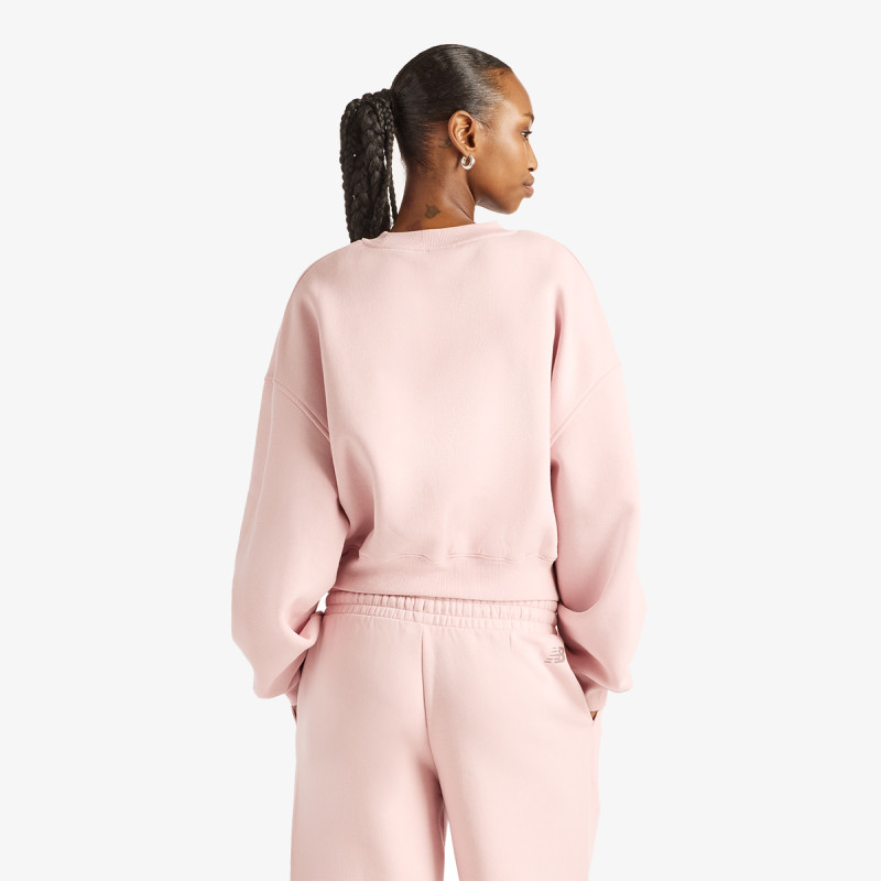 New Balance Pulóver Trackside Fleece Crew 