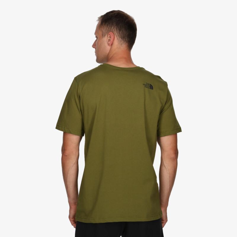 The North Face Póló M S/S EASY TEE FOREST OLIVE 